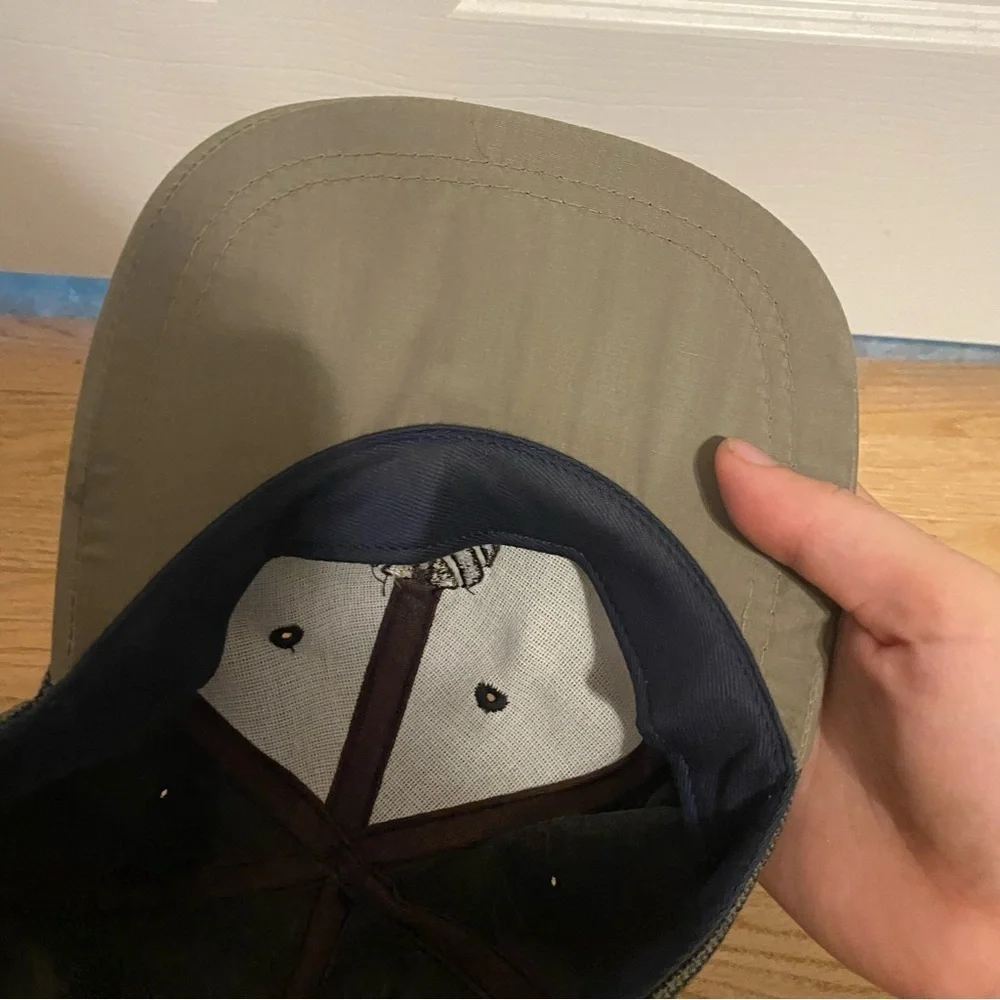 New Holland Vintage K Products Snap Back Hat Herringbone Black Gray Tractor